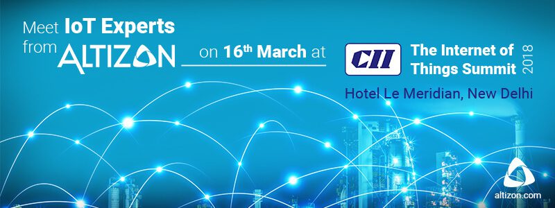 Altizon to Participate in Panel Discussion at CII IoT Summit, Delhi